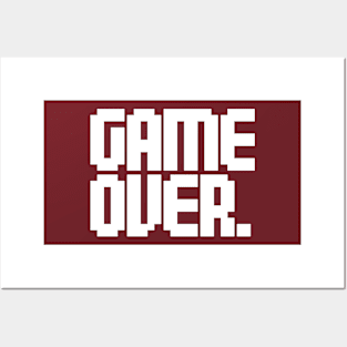 Game Over Posters and Art